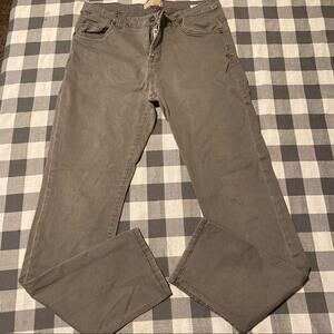 Lucky Brand Jeans Girls Size 18 w/ 30 in Waist Light Washed Gray Straight Leg